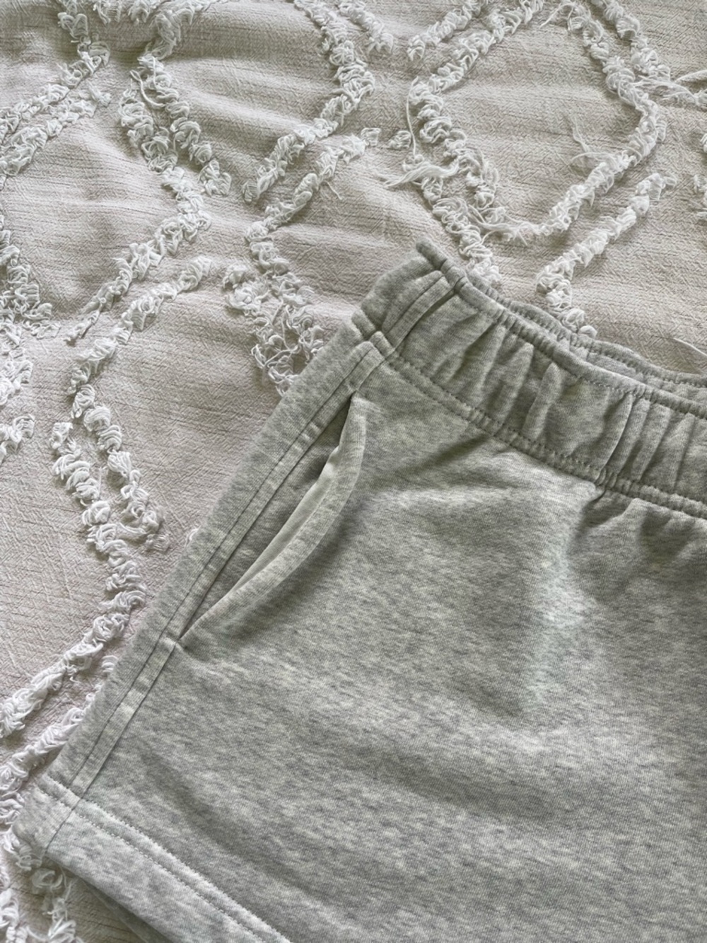 Athleta Mid Rise Gray Shorts - Picture 5 of 8